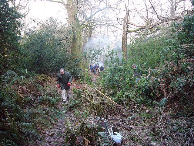 Looking Down from the Grotto - 16/01/2013 - before